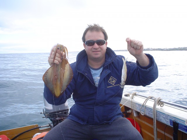 Whiting squid jigs(from tackleshack) work a treat!